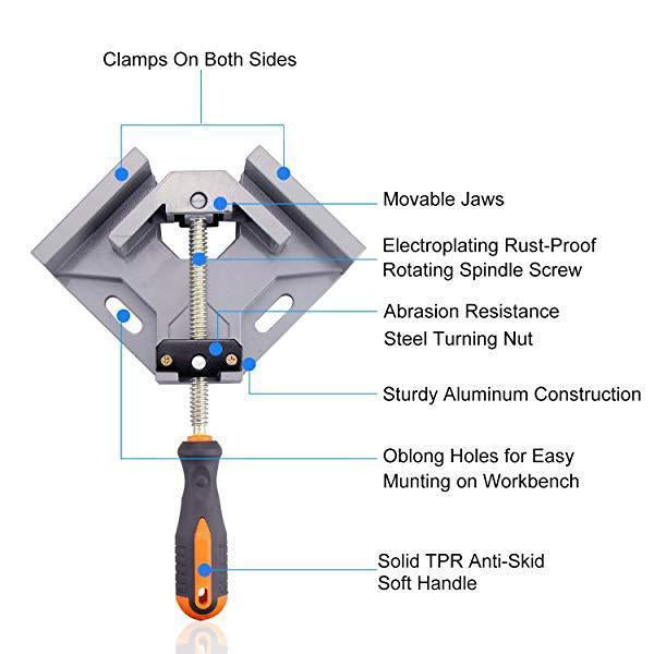 IronClasp™ Precision Clamp — Lock Down Perfect 90° Corners with Unshakable Confidence