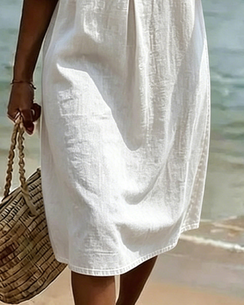 LunaLuxe™ Denim Dress — Slip Into All-Day Confidence and Featherlight Freedom