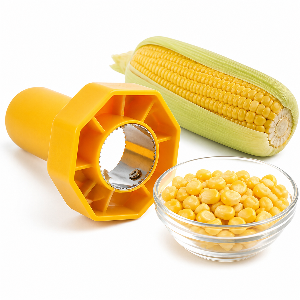 KernEase™ — Cut Kernels Clean and Easy for Mess-Free, Perfect Corn Every Time