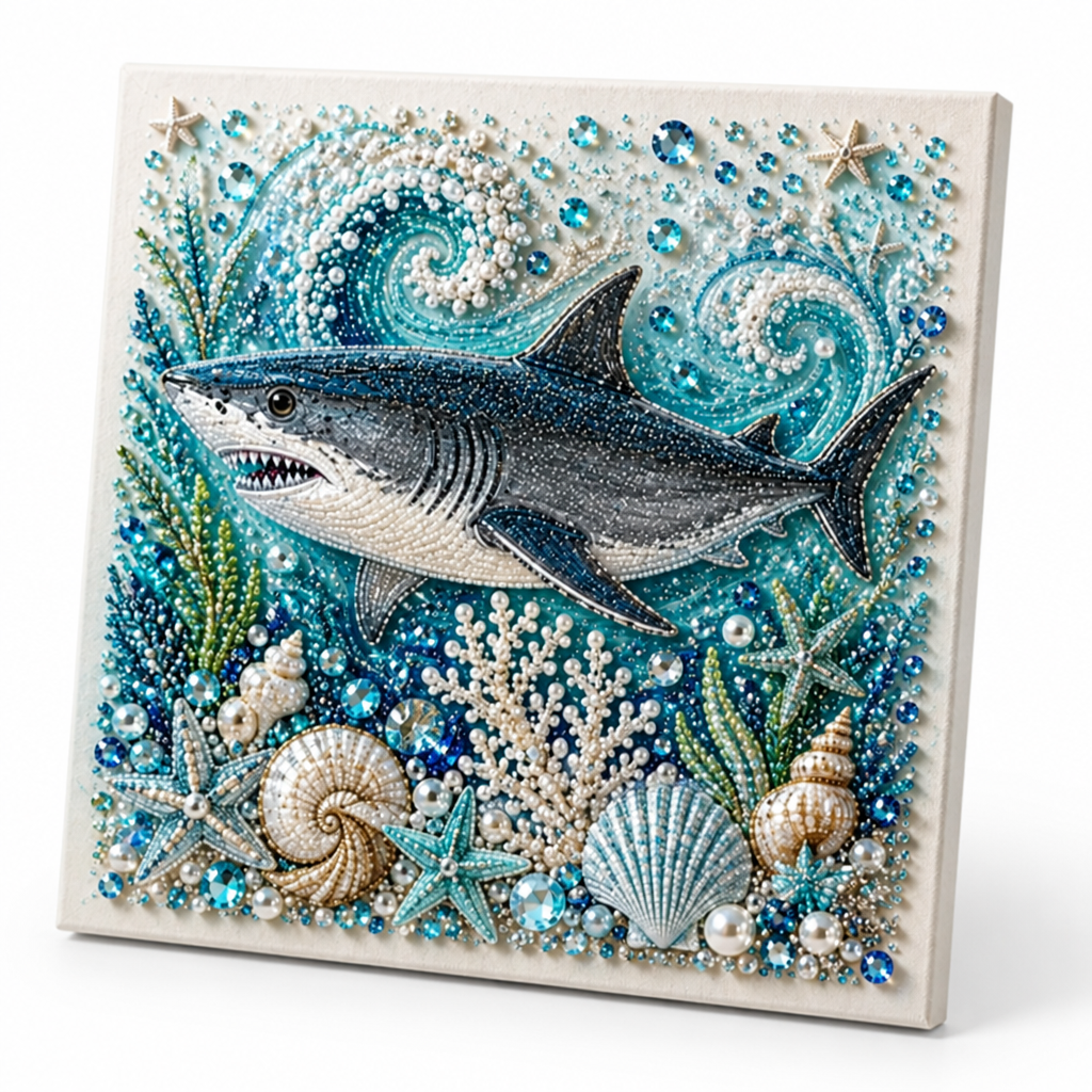 TidalGleam™ — Unwind as you create ocean art that makes your space shine