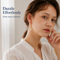 RadiantAura™ Diamond Heart Earrings — Ignite Endless Sparkle and Captivate Every Room