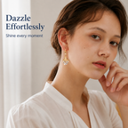 RadiantAura™ Diamond Heart Earrings — Ignite Endless Sparkle and Captivate Every Room