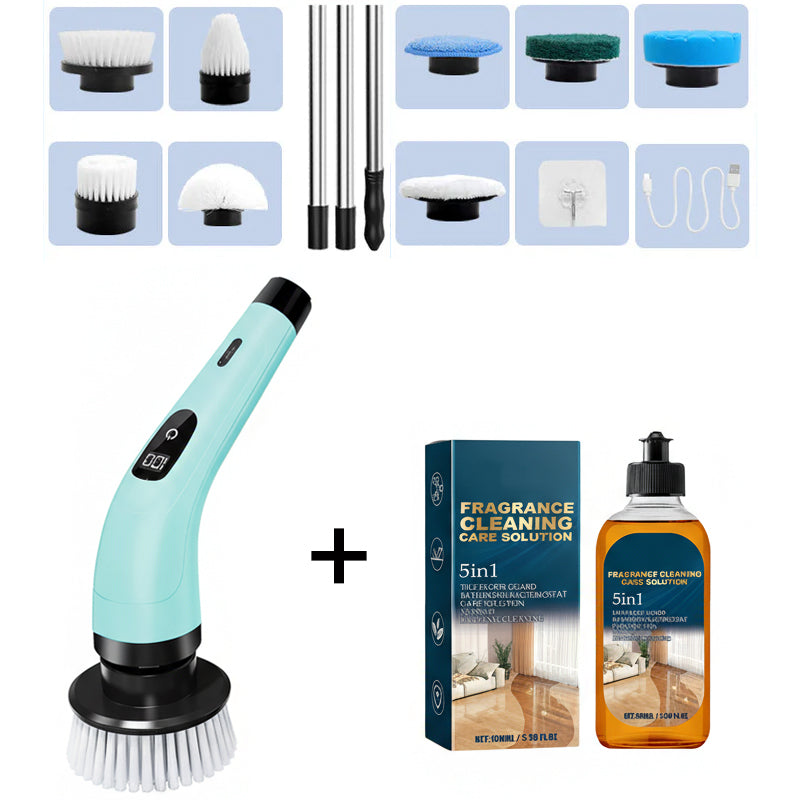 ScrubSwift™ 9-in-1 Electric Cleaning Brush — Effortless Power That Makes Every Surface Shine Instantly