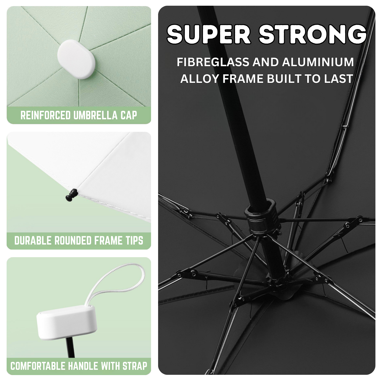 ViridiShade™ Mini Umbrella — Ultimate Lightweight Shield for Rain, Sun, and Style Anywhere You Roam