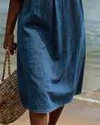 LunaLuxe™ Denim Dress — Slip Into All-Day Confidence and Featherlight Freedom