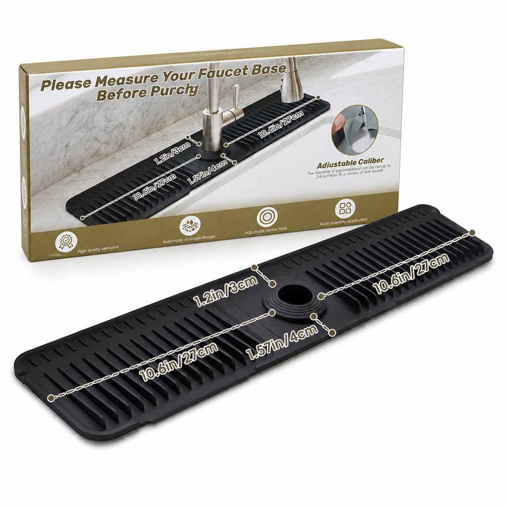 SlipGuard™ — Keep Your Counters Dry and Your Sink Spotlessly Organized Every Day