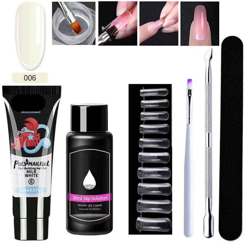 LustraVibe™ Nail Art 7-Piece Set — Salon-Quality Nails That Shine, Flex, and Protect Your Natural Beauty for Weeks