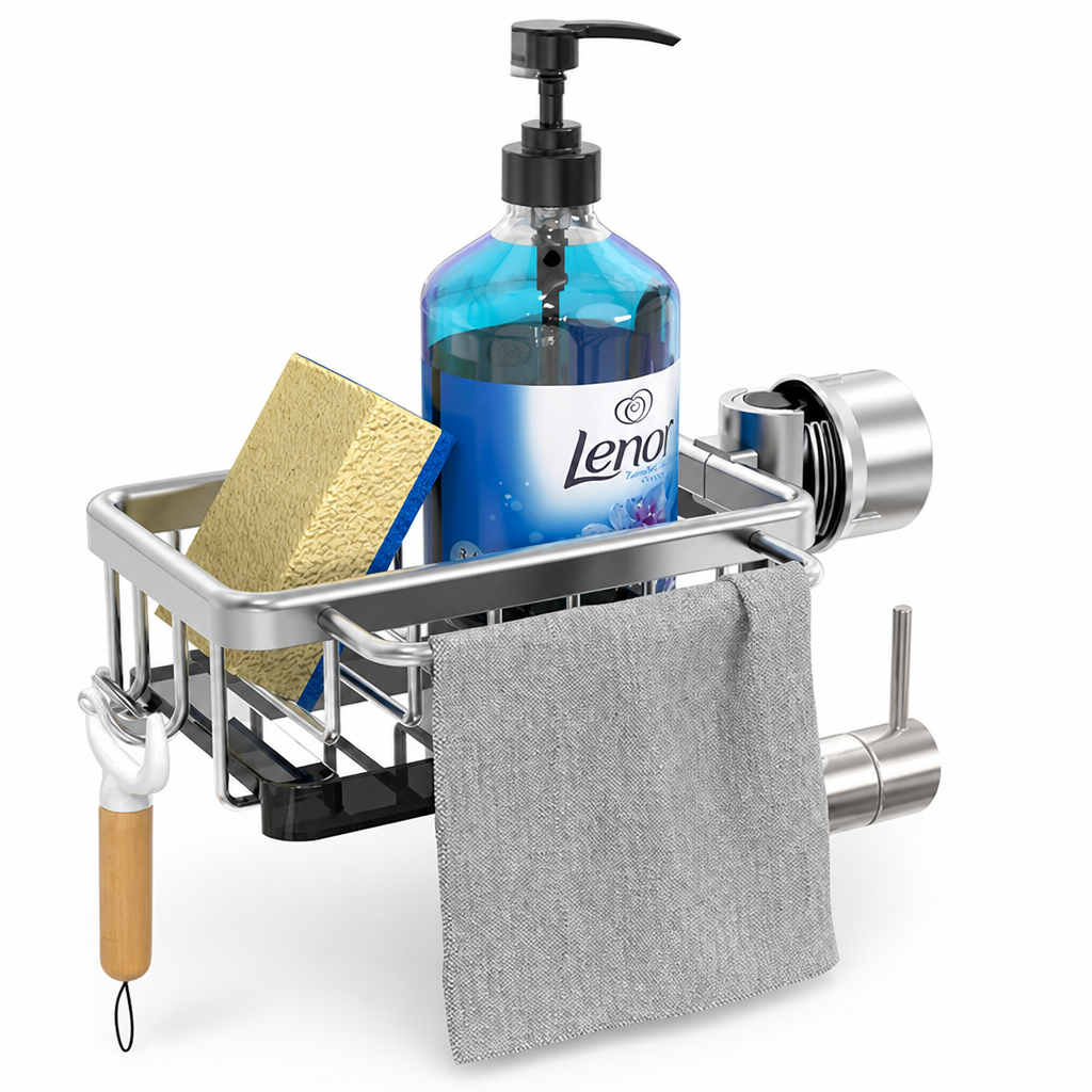 SinkEase™ — Turn Sink-Side Clutter into Calm, with Everything Within Reach