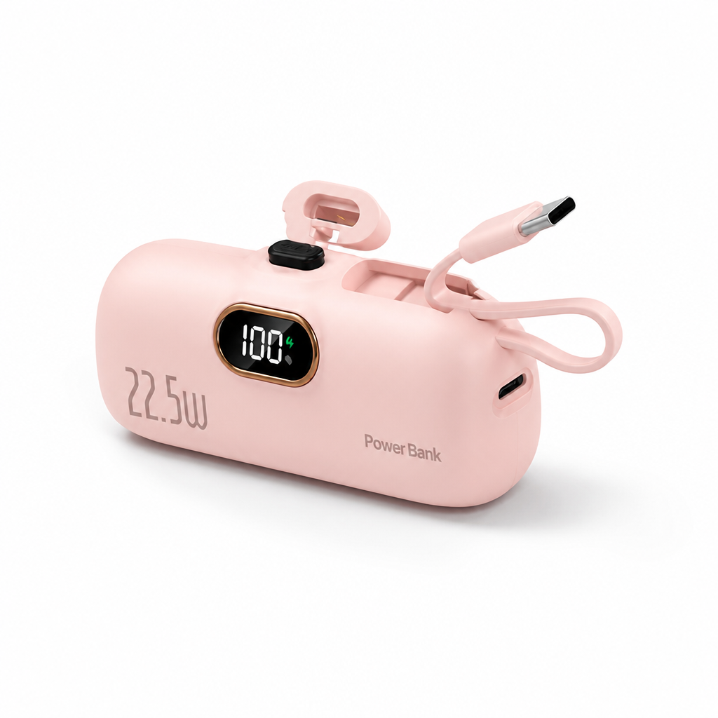 VoltEdge™ 5000mAh Mini Power Bank — Turbo Charge Your Freedom and Never Miss a Moment
