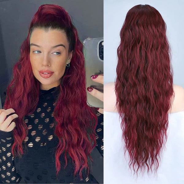 Synthetic Wave Ponytail™ — Turn Heads Instantly with Effortless, Bounce-Filled Volume