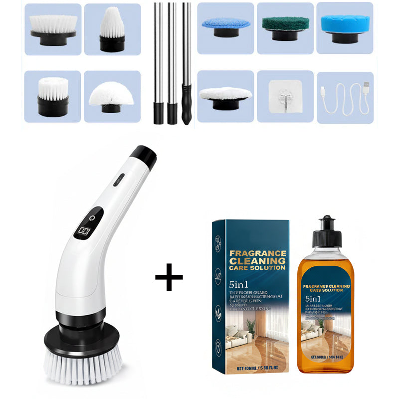 ScrubSwift™ 9-in-1 Electric Cleaning Brush — Effortless Power That Makes Every Surface Shine Instantly
