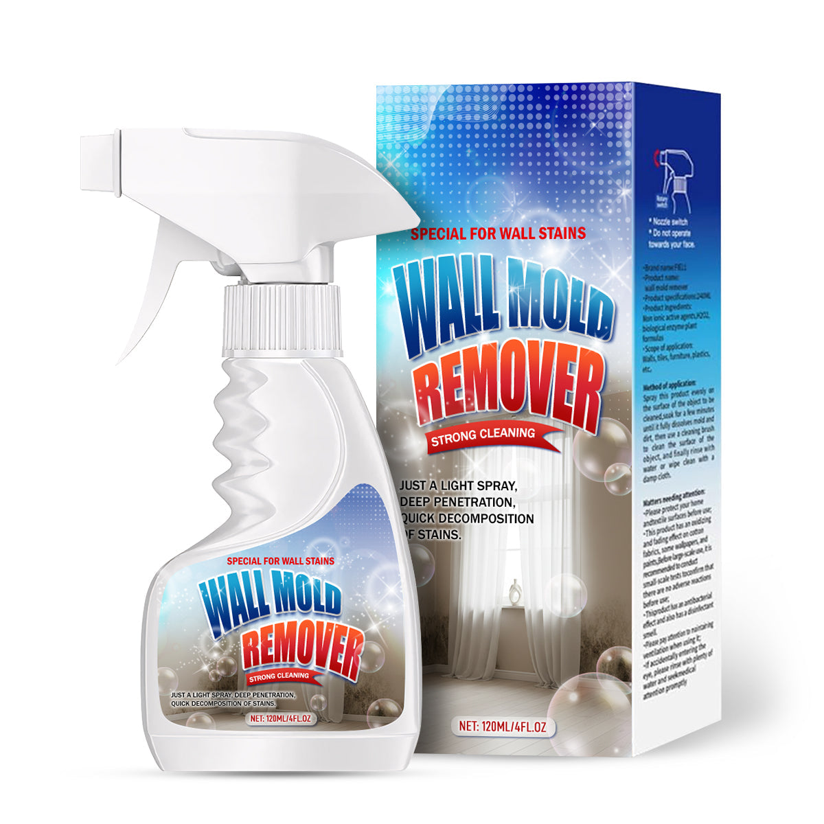 PureGuard™ Anti-Mold Spray — Erase Stubborn Mold & Breathe Easy with Fresh, Radiant Walls