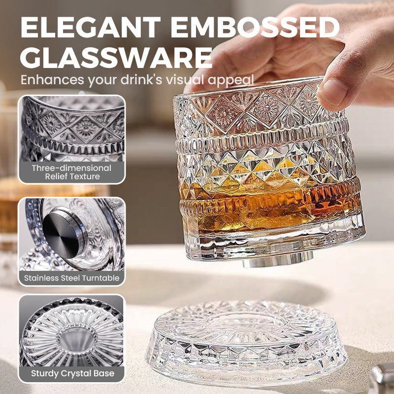 SipSpin™ — Transform Your Whiskey Into a Mesmerizing Moment of Relaxation and Style