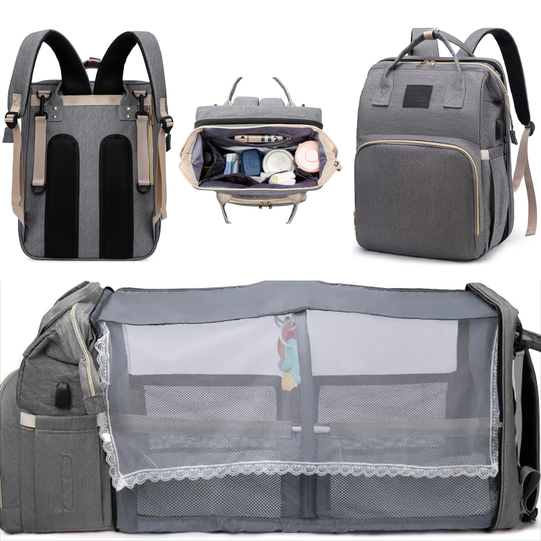 Teeny Traveler™ — Effortless Outings and Instant Comfort for You and Your Baby