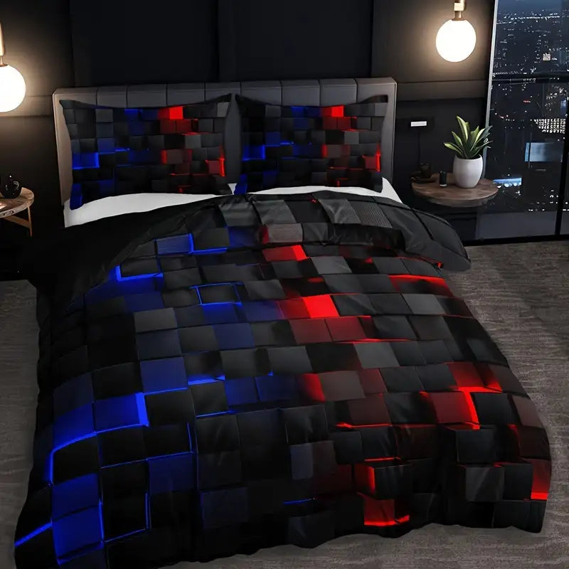 ViveLux™ 3D Gradient Cover Set — Experience Sleep Wrapped in Unmatched Softness and Vivid Color Every Night