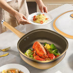 SilkStone™ 12in Titanium Alloy Pot — Effortless Cooking with Perfect Heat and Zero Stick Mess