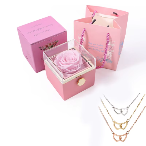 Fabulove™ — Capture Forever Moments with a Real Rose and Secret Love Necklace