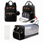 NurtureNest™ — Feel ready for every outing with baby’s essentials, bed, and changing mat in one bag