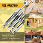 SharpEdgePro™ Hollow Chisel Bit — Achieve Flawless Square Holes That Make Your Woodwork Shine