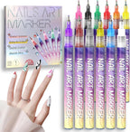 LumaFizz™ 12-Color Nail Art Pen Set — Ignite Bold, Head-Turning Nails That Showcase Your True Style