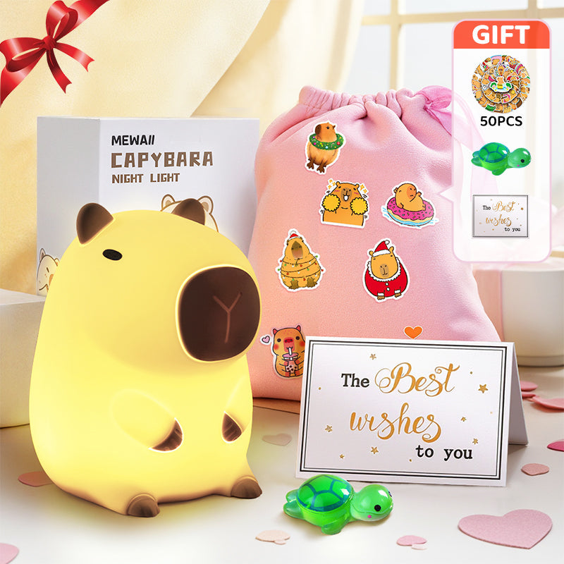 GlowNest™ Squishy Night Light — Squeeze Away Stress, Embrace Pure Evening Bliss
