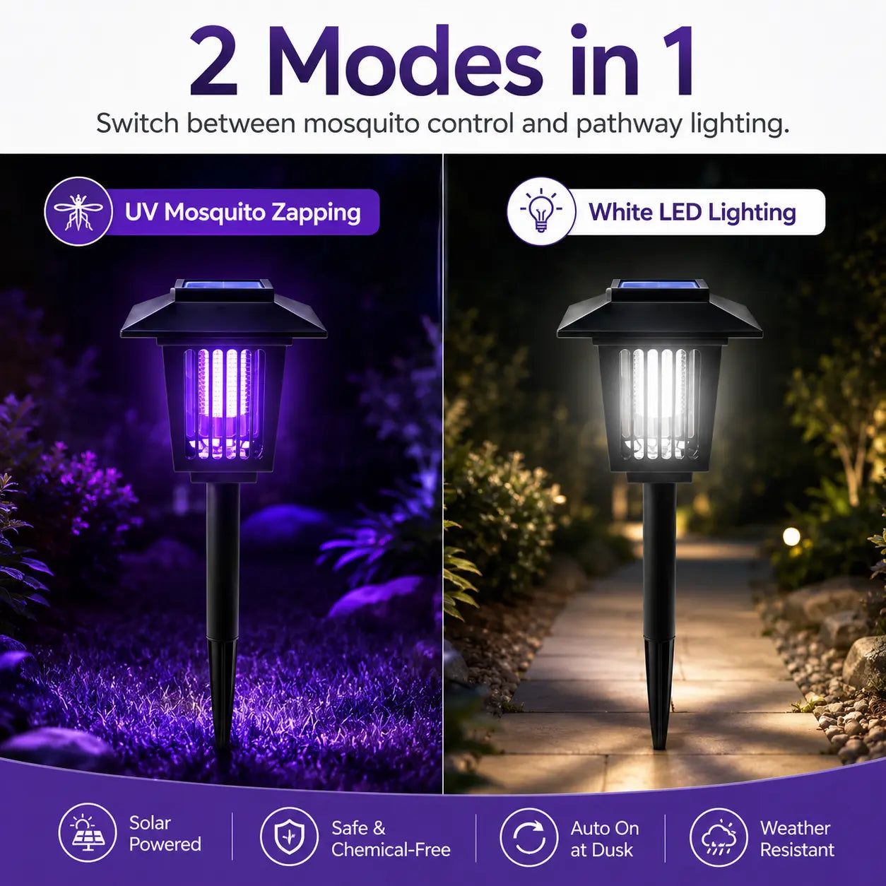 LumaGuard™ — Peaceful, Mosquito-Free Nights Powered by Pure Solar Calm