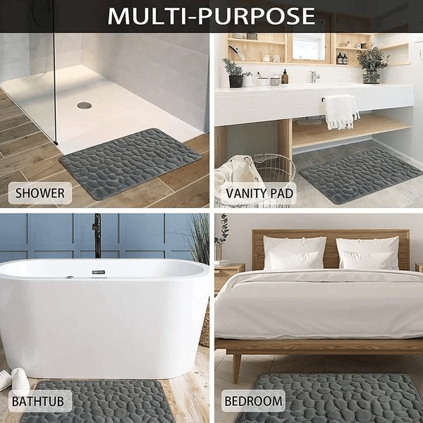SafeStride™ Bath Mat — Feel Unshakable Safety and Plush Comfort Every Step You Take