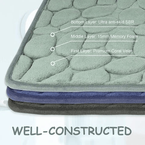 SafeStride™ Bath Mat — Feel Unshakable Safety and Plush Comfort Every Step You Take