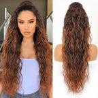 Synthetic Wave Ponytail™ — Turn Heads Instantly with Effortless, Bounce-Filled Volume