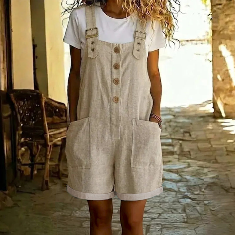 ZevaBreeze™ Short Overalls — Slip Into Effortless Cool and Confidence Every Summer