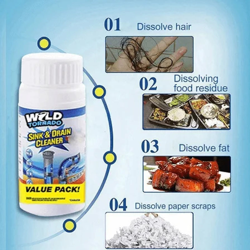 HydroPure™ Drain ResQ — Unlock Lightning-Fast, Odor-Free Flow and Peace of Mind