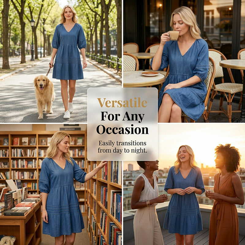 LumeaFlow™ Dress — Feel Effortless, Radiate Confidence All Day Long