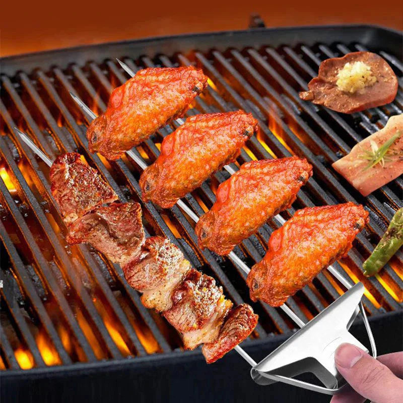 SkewerPro™ — Master Every Skewer with Rock-Solid Grip and Effortless Control