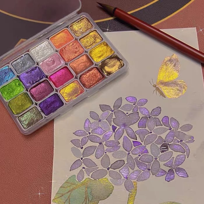 GlowMax™ Watercolor Painting Set