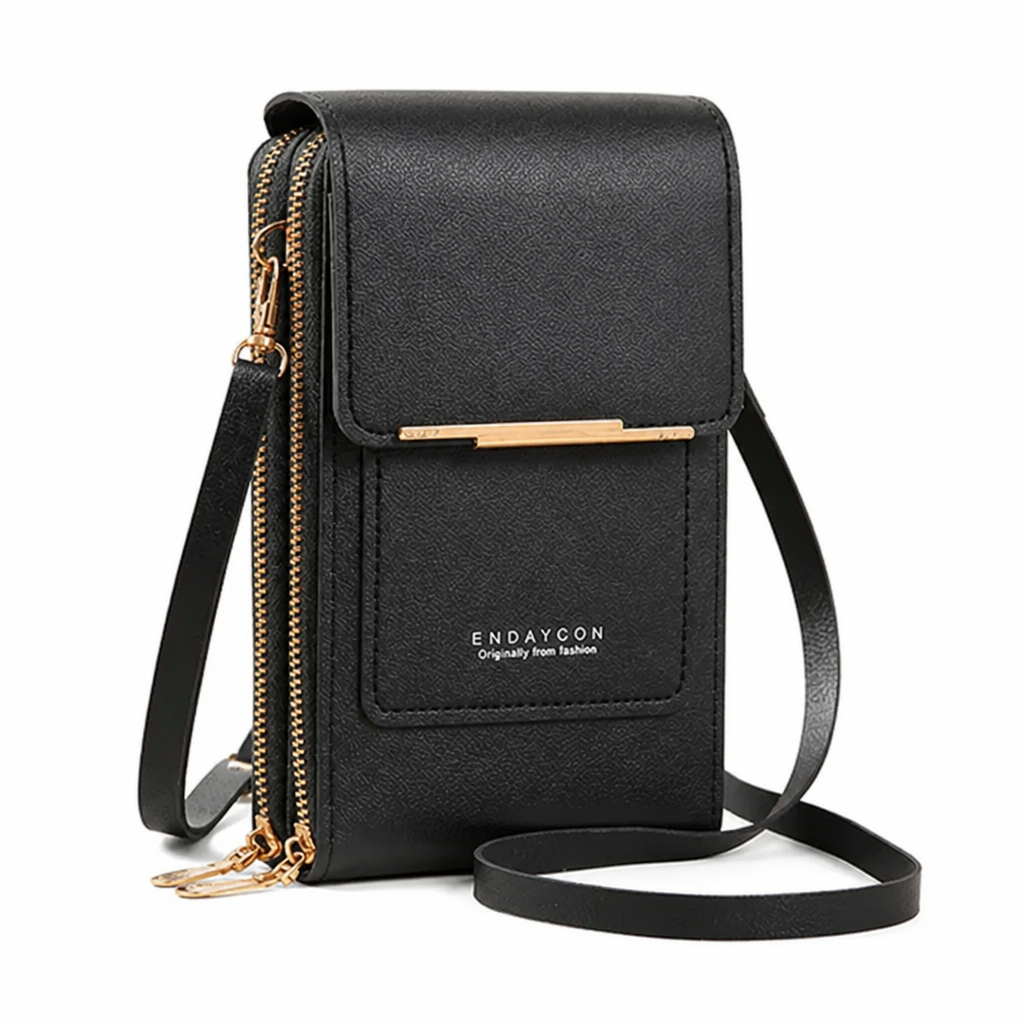 TapTote™ — Keep Your Phone Close and Your Hands Free, Without the Bulky Bag