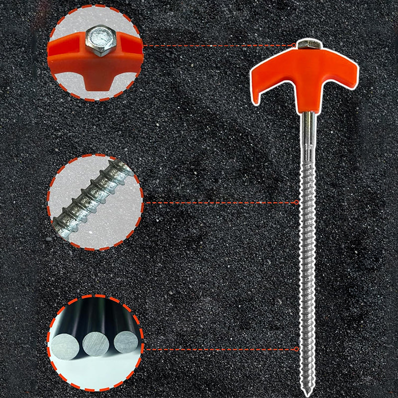 GripMax™ Stakes — Lock Your Tent Tight and Feel Lightning-Fast Peace of Mind
