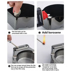 EmberEase™ — Command Every Smoke Break with Spotless Style and Instant Fire