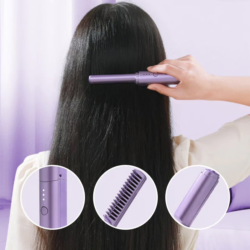 SilkaSilk™ Heated Comb — Effortless Frizz-Free Shine That Turns Heads Instantly