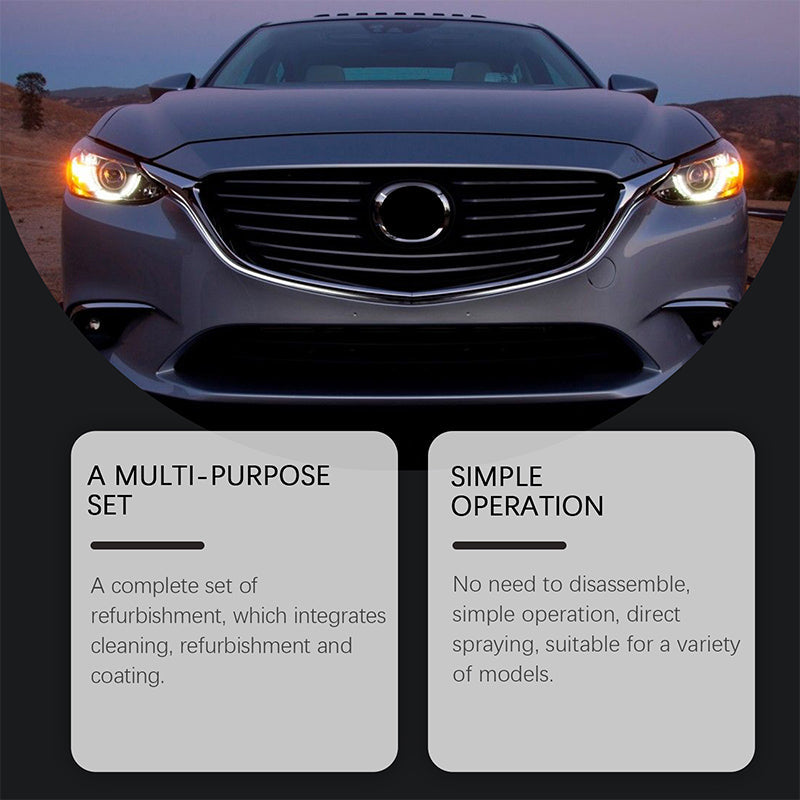 ClariLux™ — Drive Confidently with Headlights That Shine Like New Every Night