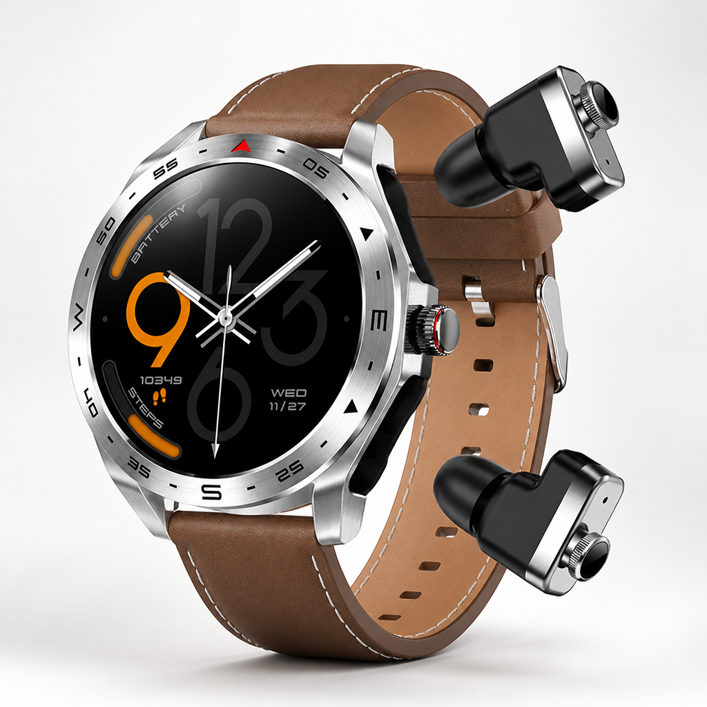 VeloSync™ — Seamlessly Power Your Day with Music, Calls, and Fitness in One Wristwear