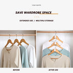 VersaClasp™ 60-Piece Set — Instantly Unlock Hidden Closet Space for Effortless Style and Order