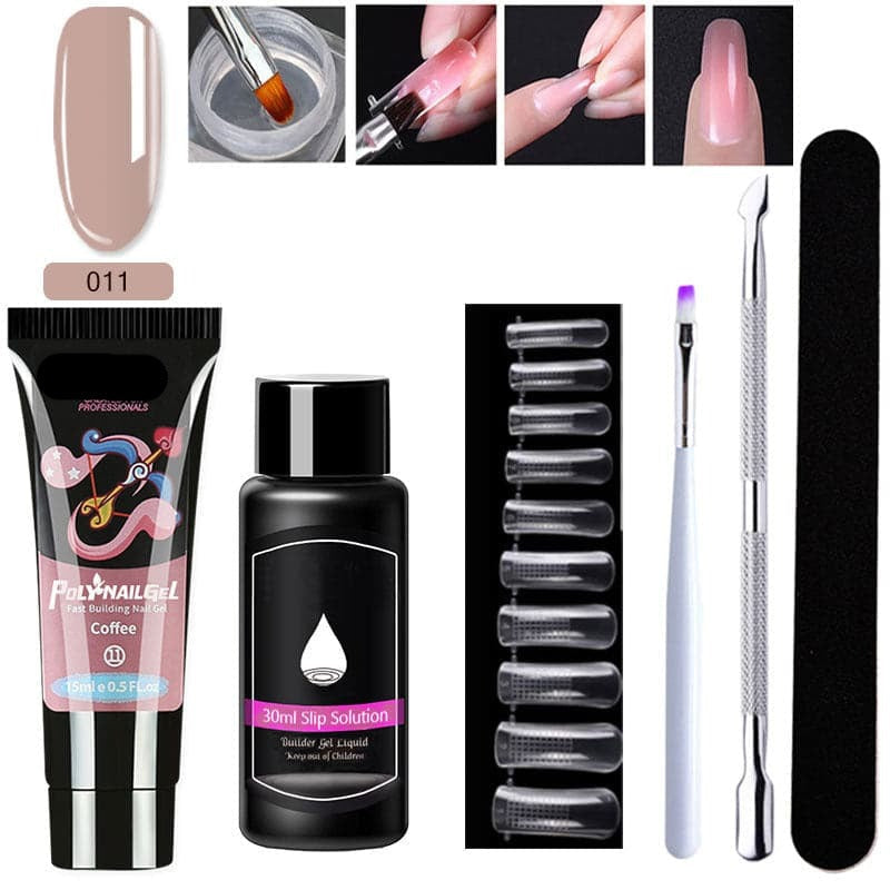LustraVibe™ Nail Art 7-Piece Set — Salon-Quality Nails That Shine, Flex, and Protect Your Natural Beauty for Weeks