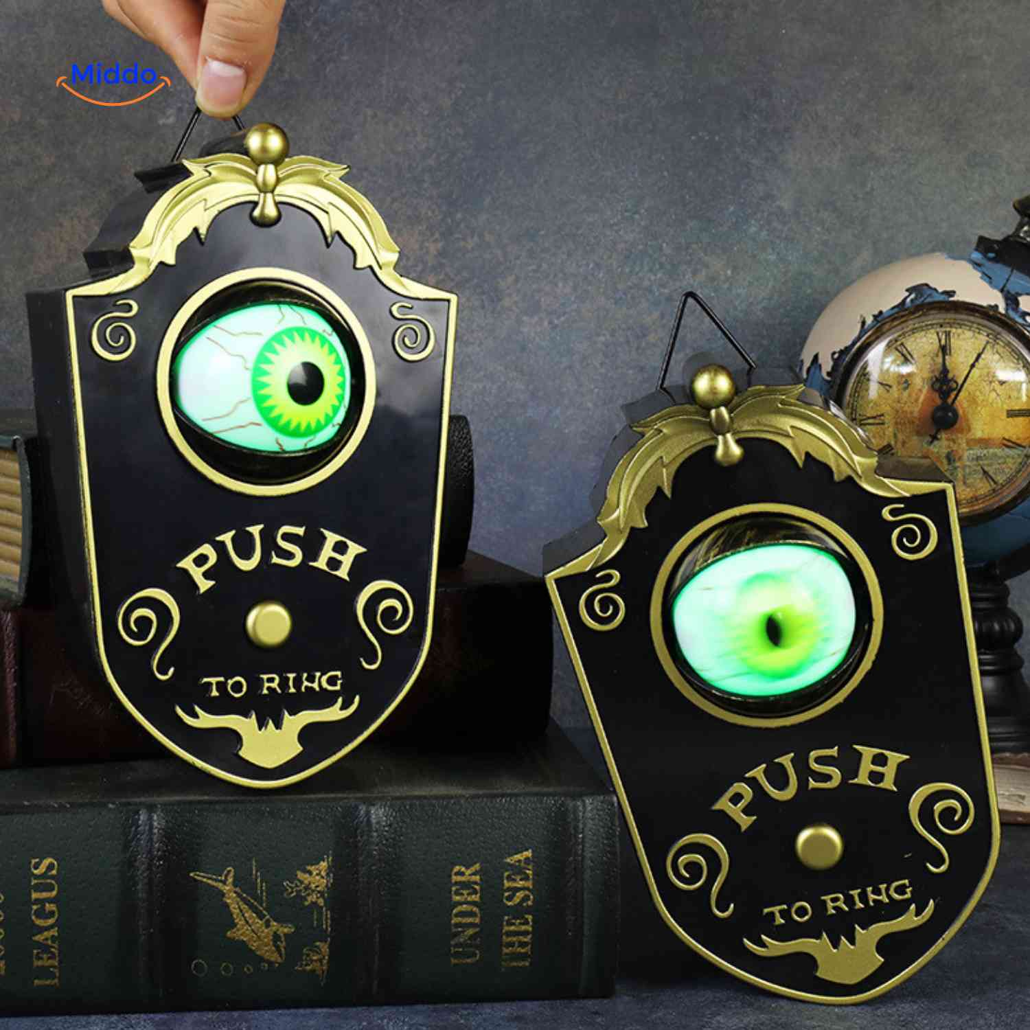 PhantomGaze™ Doorbell — Command Every Arrival with a Hypnotic, Spine-Chilling Welcome