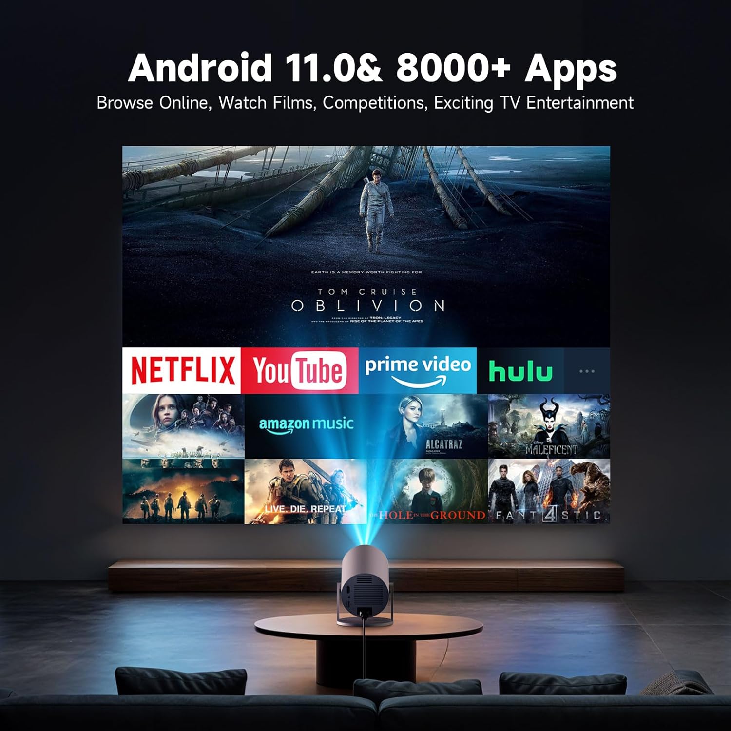 Massive 130" Projector™ — Escape Into Jaw-Dropping Cinema Anywhere You Go