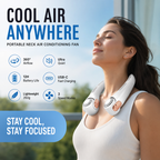 BreezeAura™ — Your Personal, Whisper-Quiet Cool Anywhere You Go