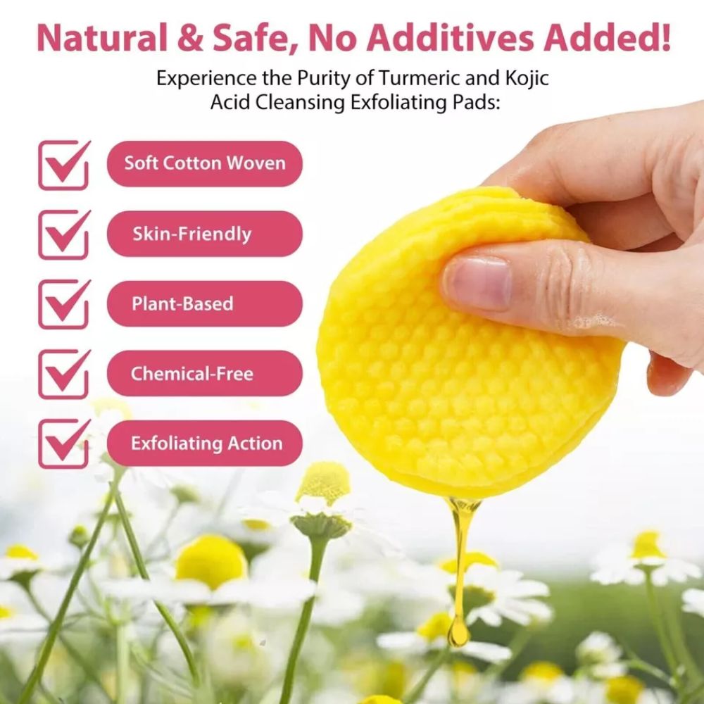 TurmLuxe Radiance™ Cleansing Pads — Reveal Radiant, Spot-Free Skin That Shines with Confidence