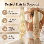 SilkAura™ Ponytail Extension — Unlock Instant Volume and All-Day Glam Confidence