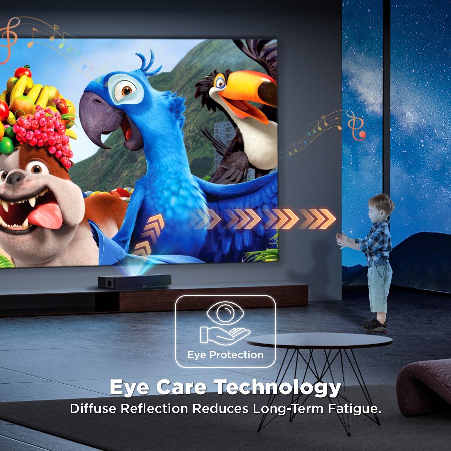 SurgeVision™ — Turn Bright Rooms into Captivating Cinematic Experiences