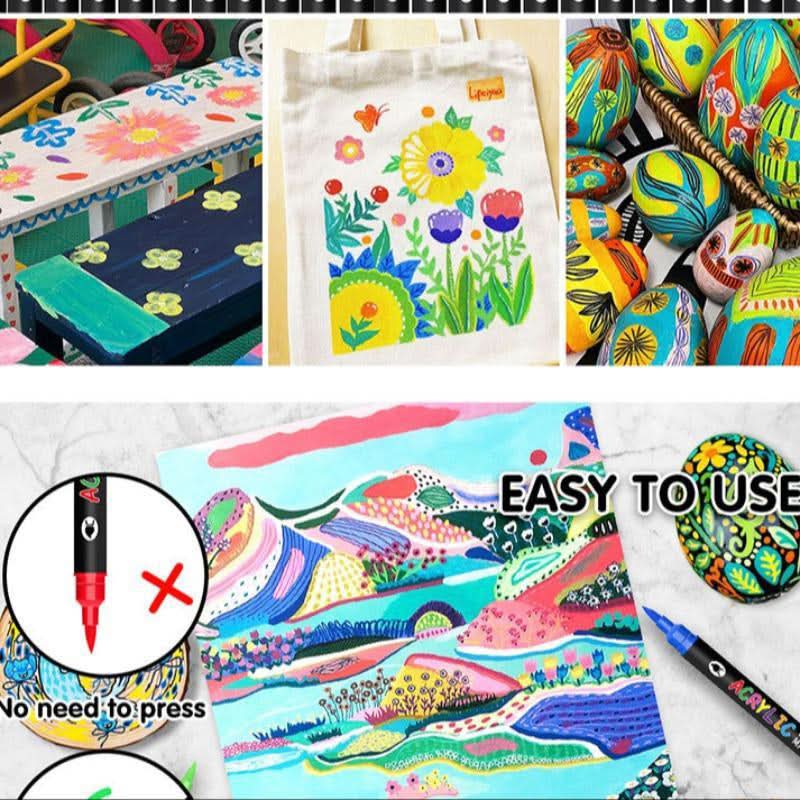 VivaVista™ Acrylic Paint Pens — Ignite Your Creativity with Fierce, Fade-Proof Color Everywhere
