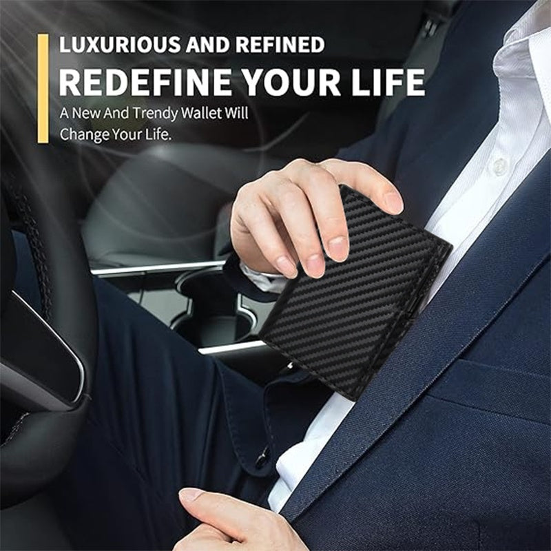 LightningGuard™ Slim RFID Wallet — Carry Confidence with Invisible Security and Effortless Access